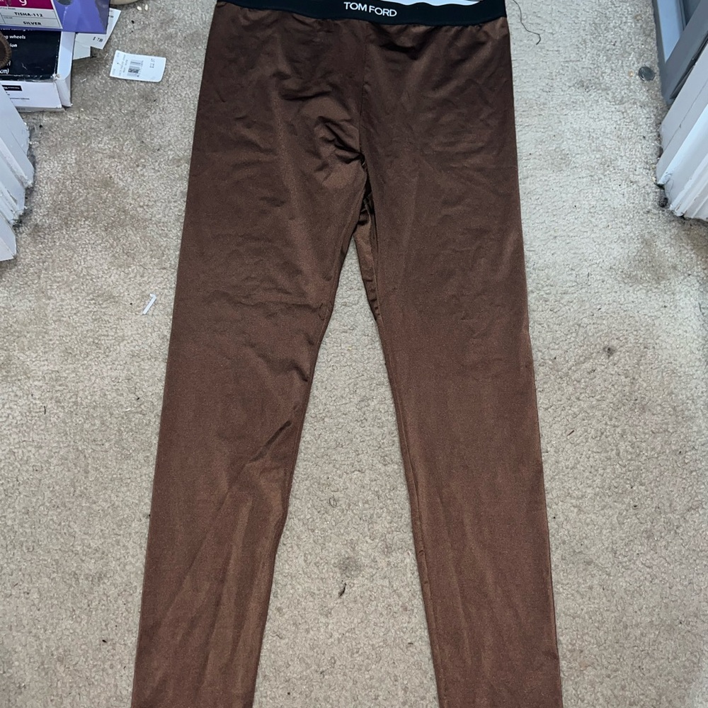 Tom Ford Chocolate Brown Leggings